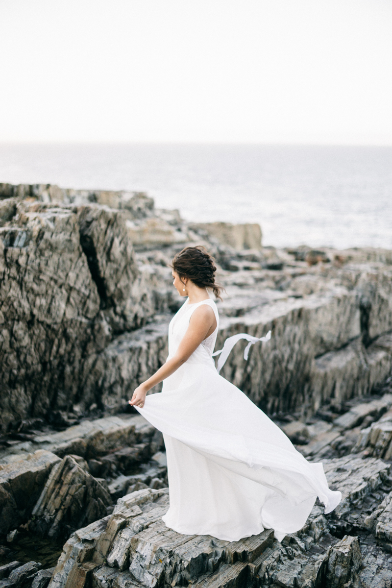 Maine Cliff Wedding | Rocky Coast Wedding in York Maine