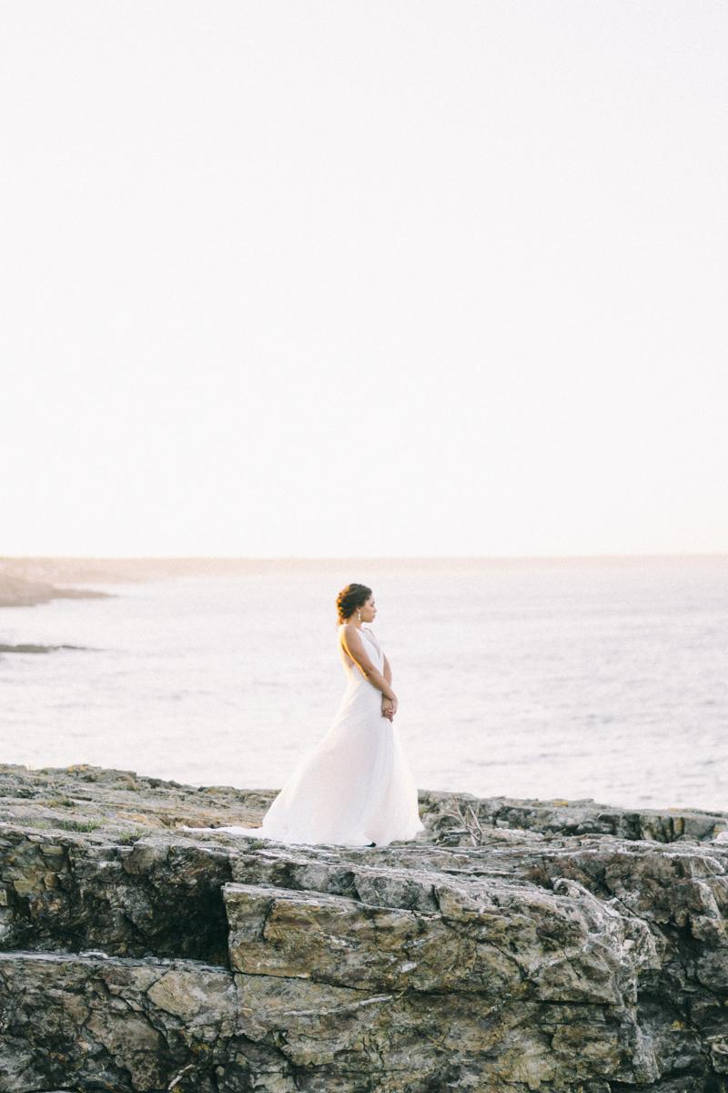 Maine Cliff Wedding | Rocky Coast Wedding in York Maine