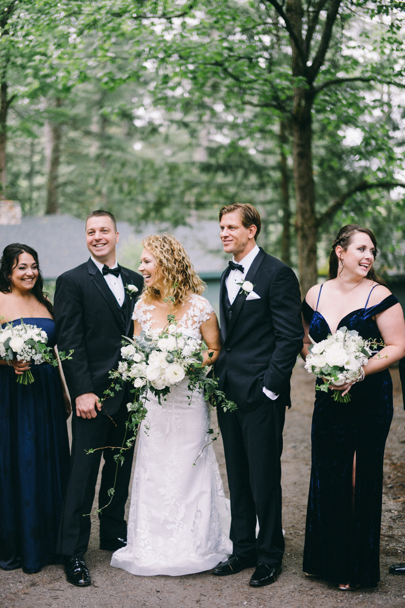 forest fairytale wedding migis lodge maine