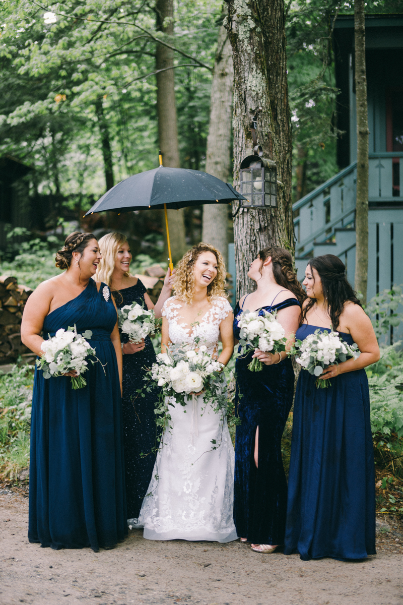 forest fairytale wedding migis lodge maine