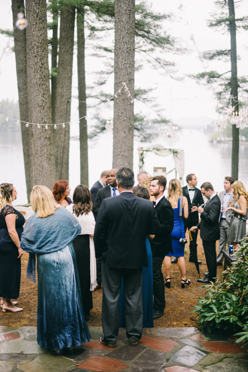 forest fairytale wedding migis lodge maine