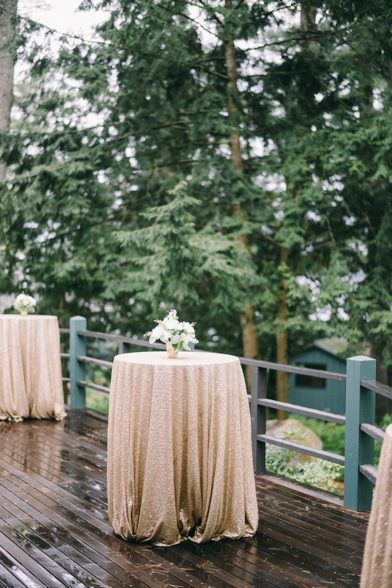 forest fairytale wedding migis lodge maine