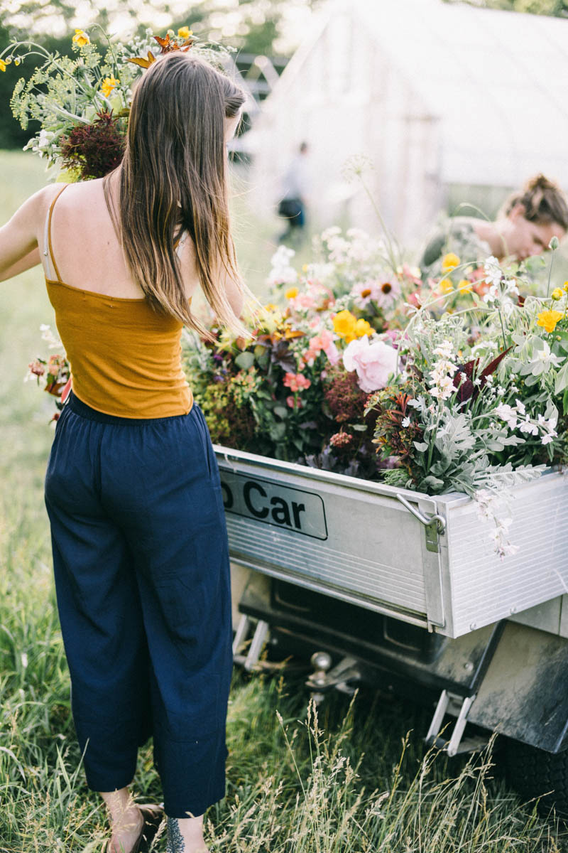 Broadturn Farm Scarborough Maine flower farm and wedding barn venue