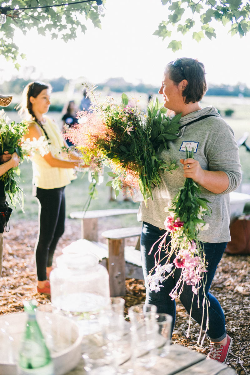 Broadturn Farm Scarborough Maine flower farm and wedding barn venue