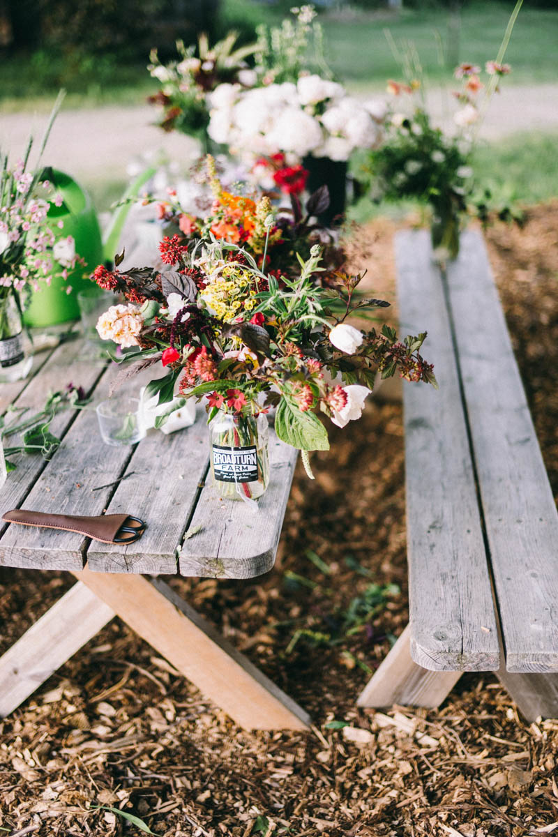 Broadturn Farm Scarborough Maine flower farm and wedding barn venue