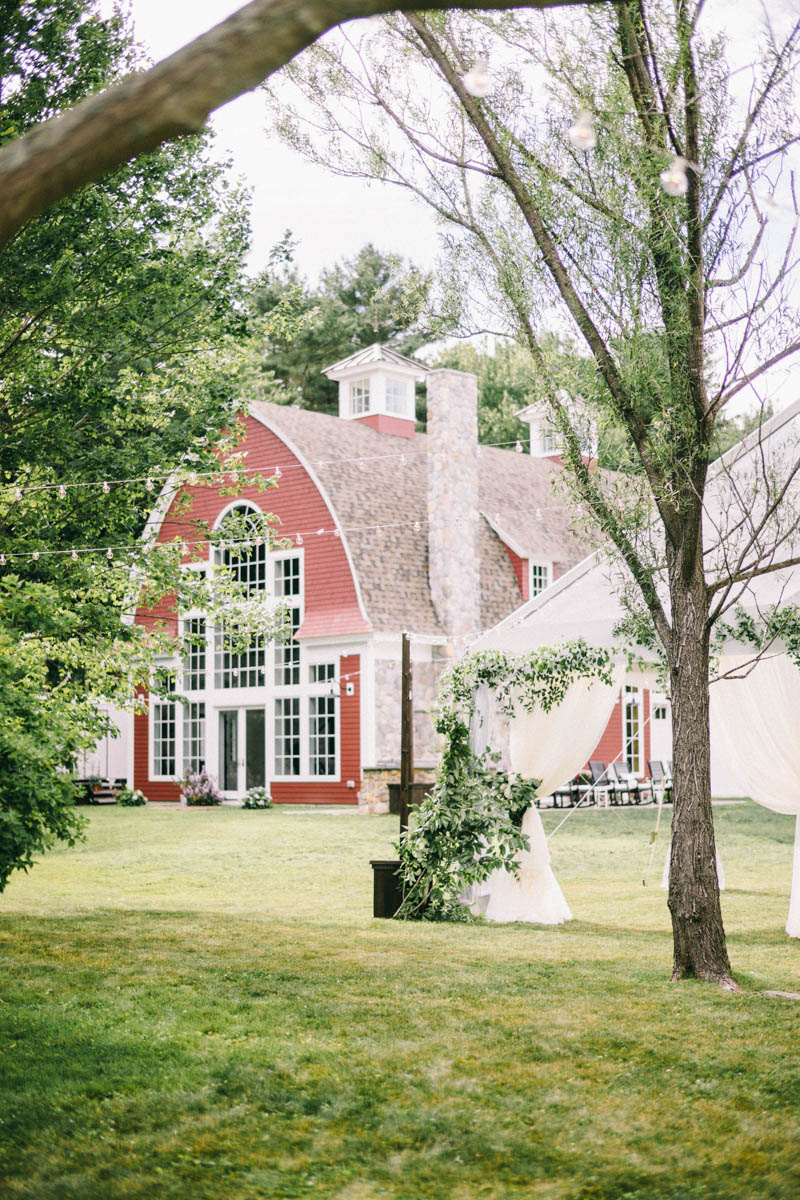 Tented Private Residence Wedding in Freeport Maine