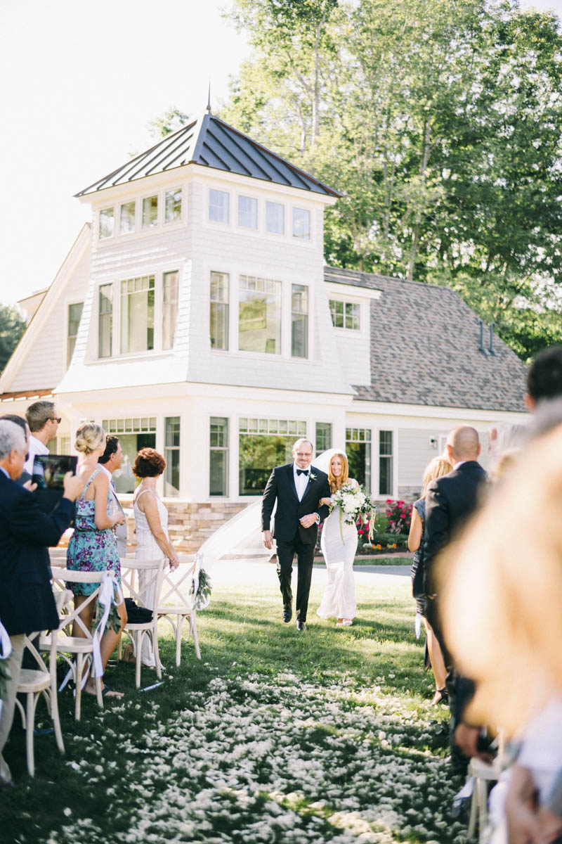 Tented Private Residence Wedding in Freeport Maine