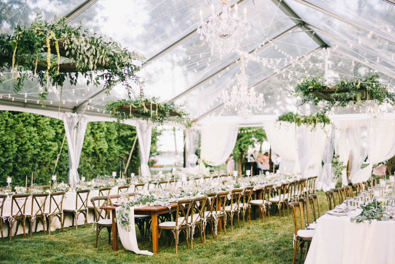 Tented Private Residence Wedding in Freeport Maine