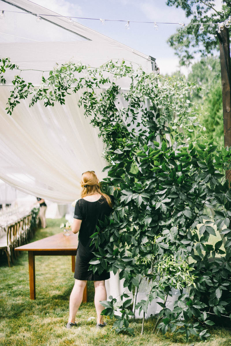 Tented Private Residence Wedding in Freeport Maine