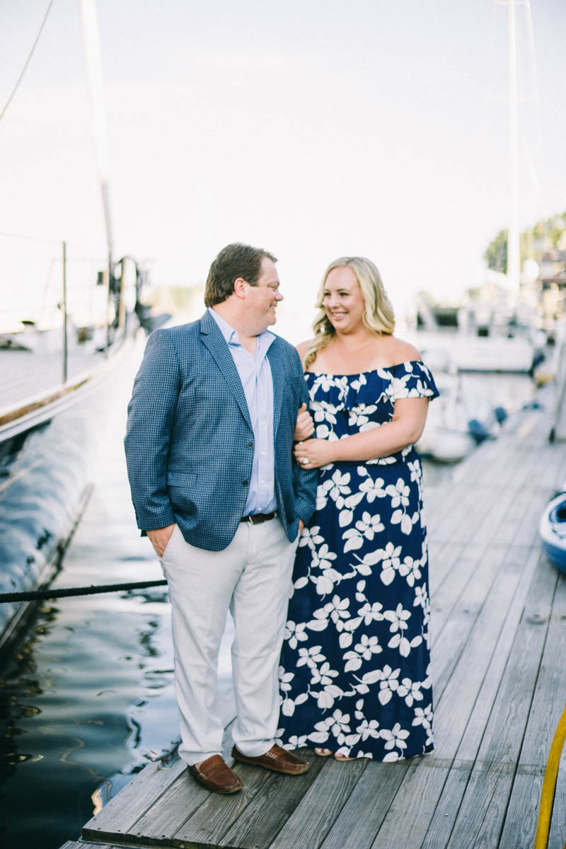 camden maine engagement photos