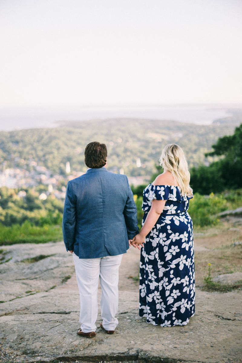 camden maine engagement photos