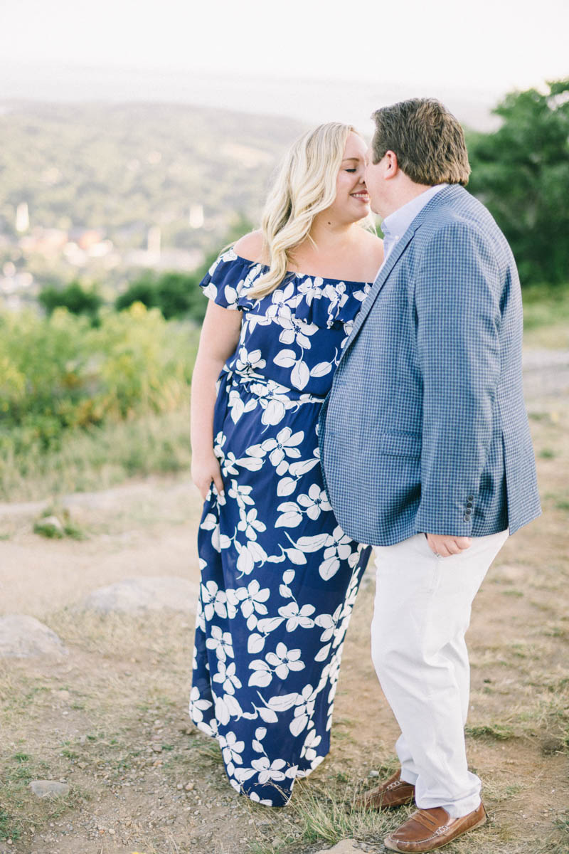 camden maine engagement photos