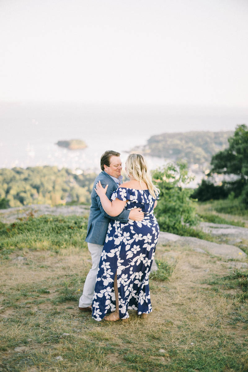 camden maine engagement photos