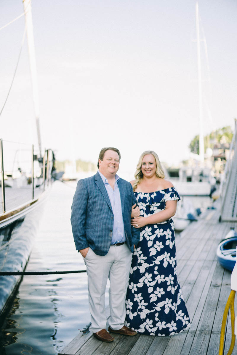 camden maine engagement photos