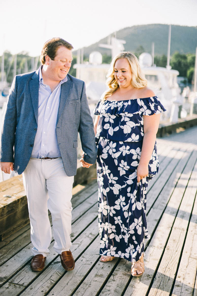 camden maine engagement photos