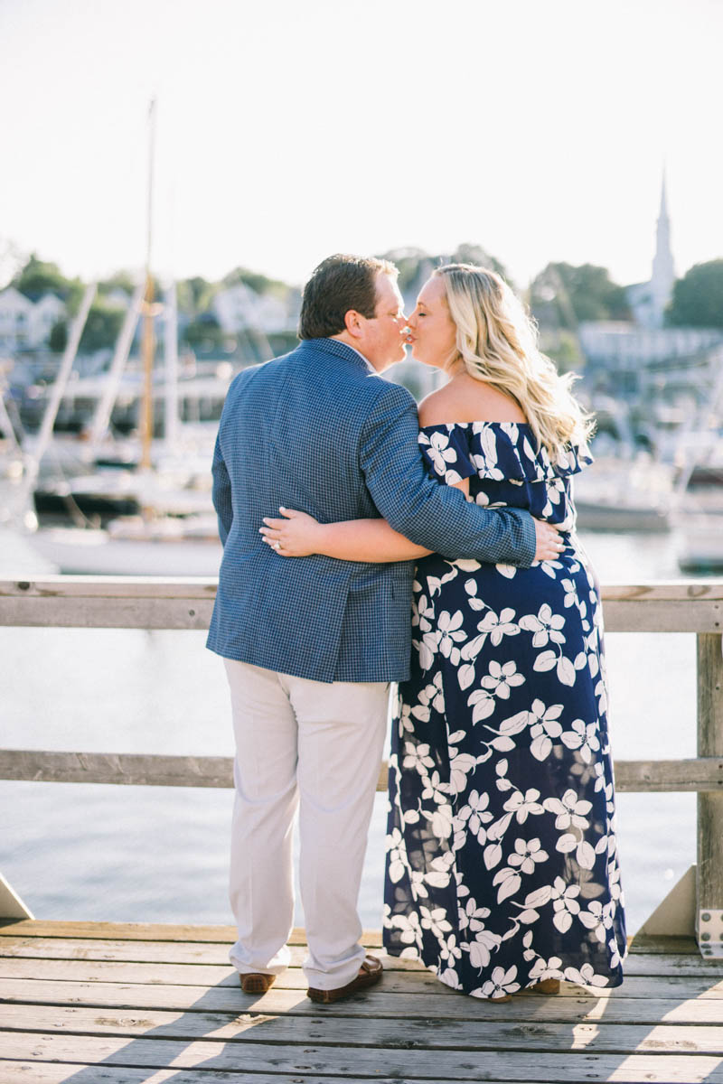 camden maine engagement photos