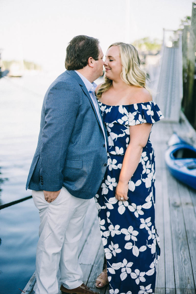 camden maine engagement photos