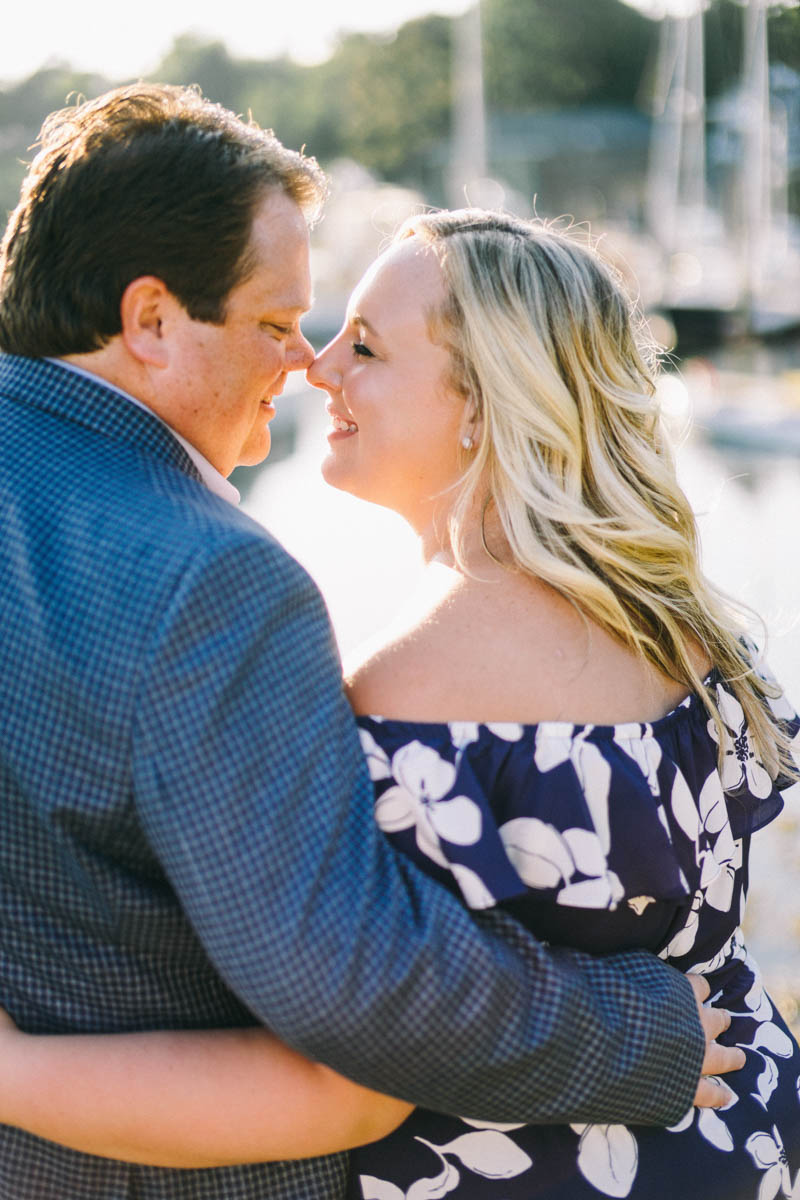 camden maine engagement photos