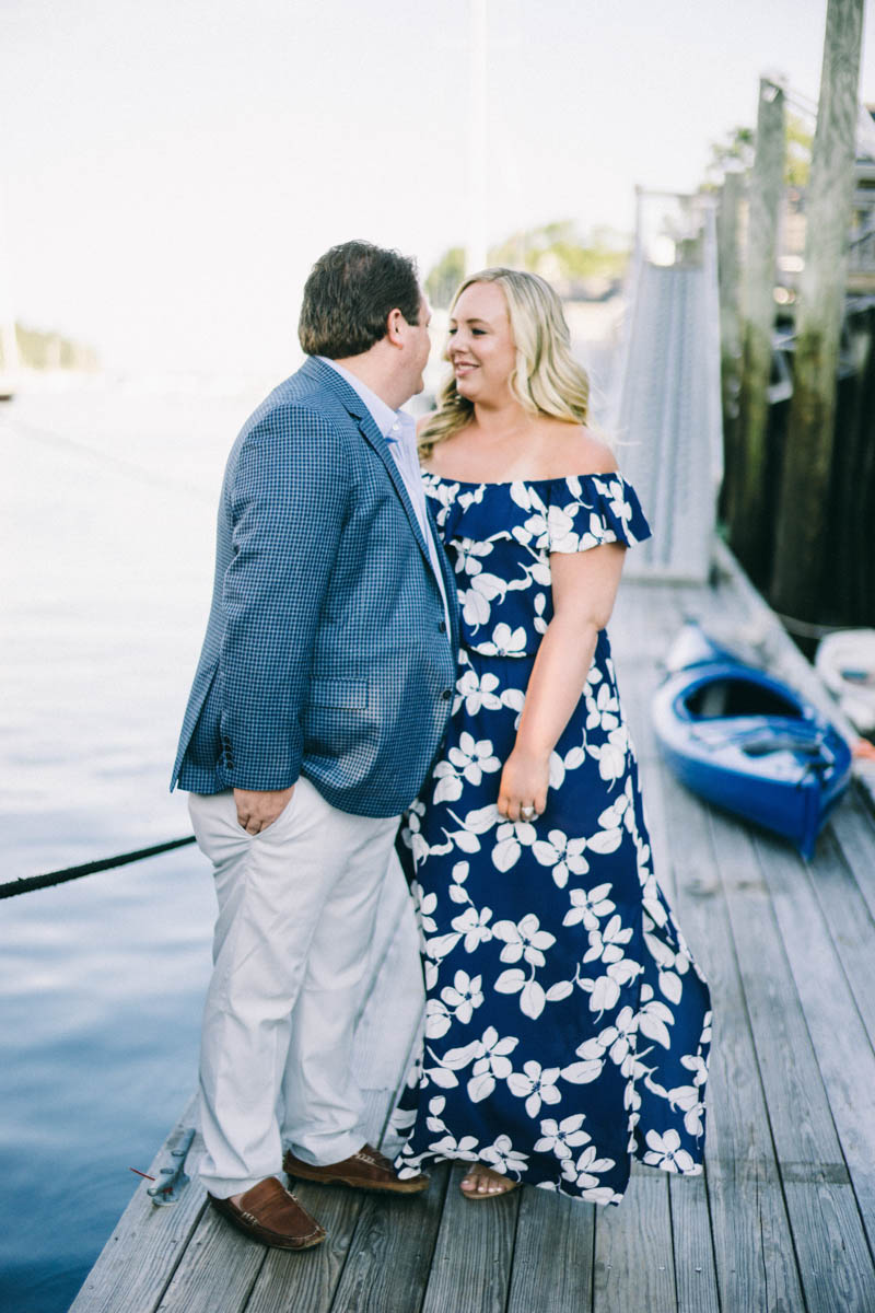 camden maine engagement photos