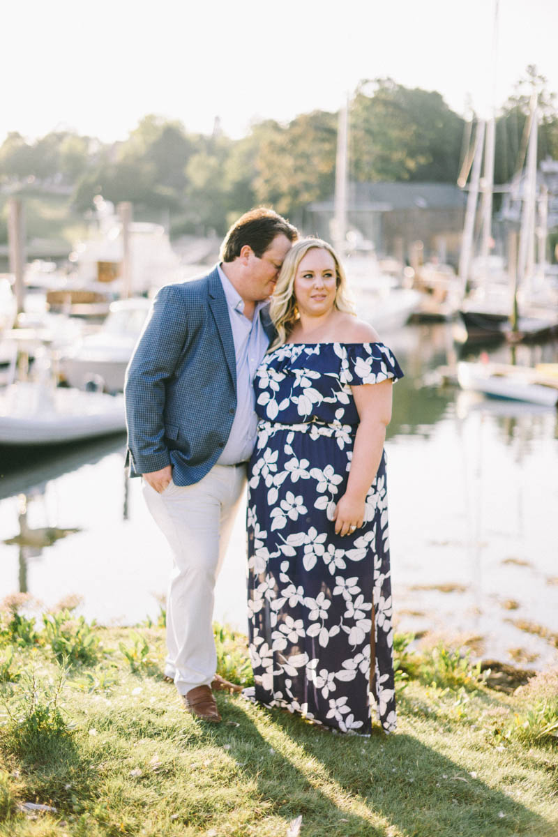 camden maine engagement photos