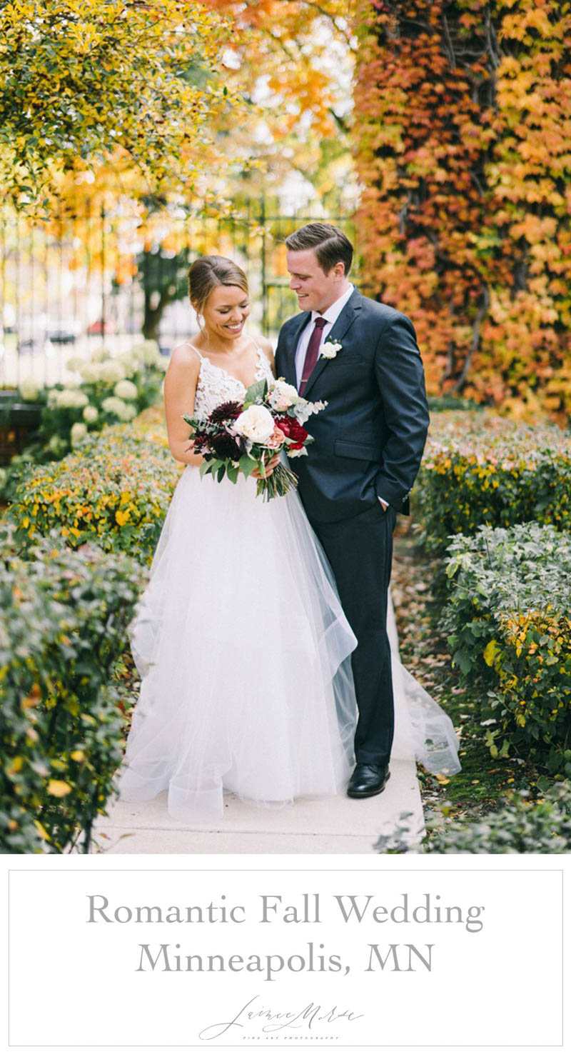 romantic fall wedding minneapolis