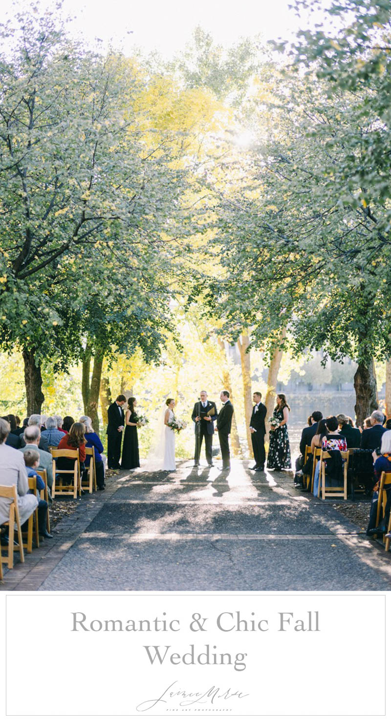 romantic and chic fall wedding