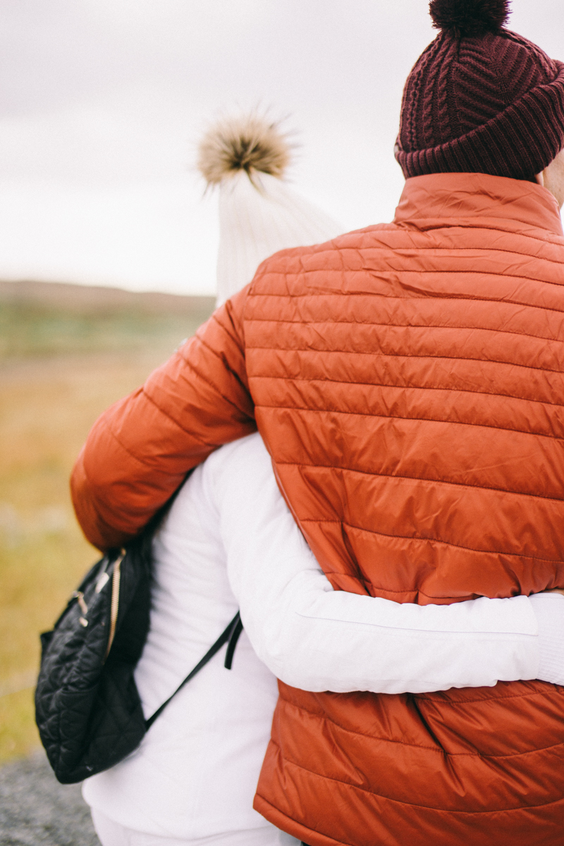 Iceland Proposal Photographer Gullfoss waterfall