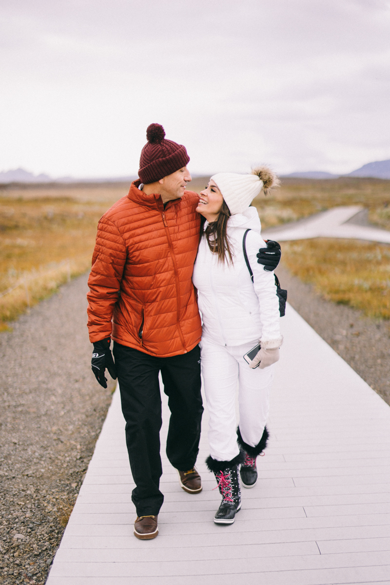 Iceland Proposal Photographer Gullfoss waterfall