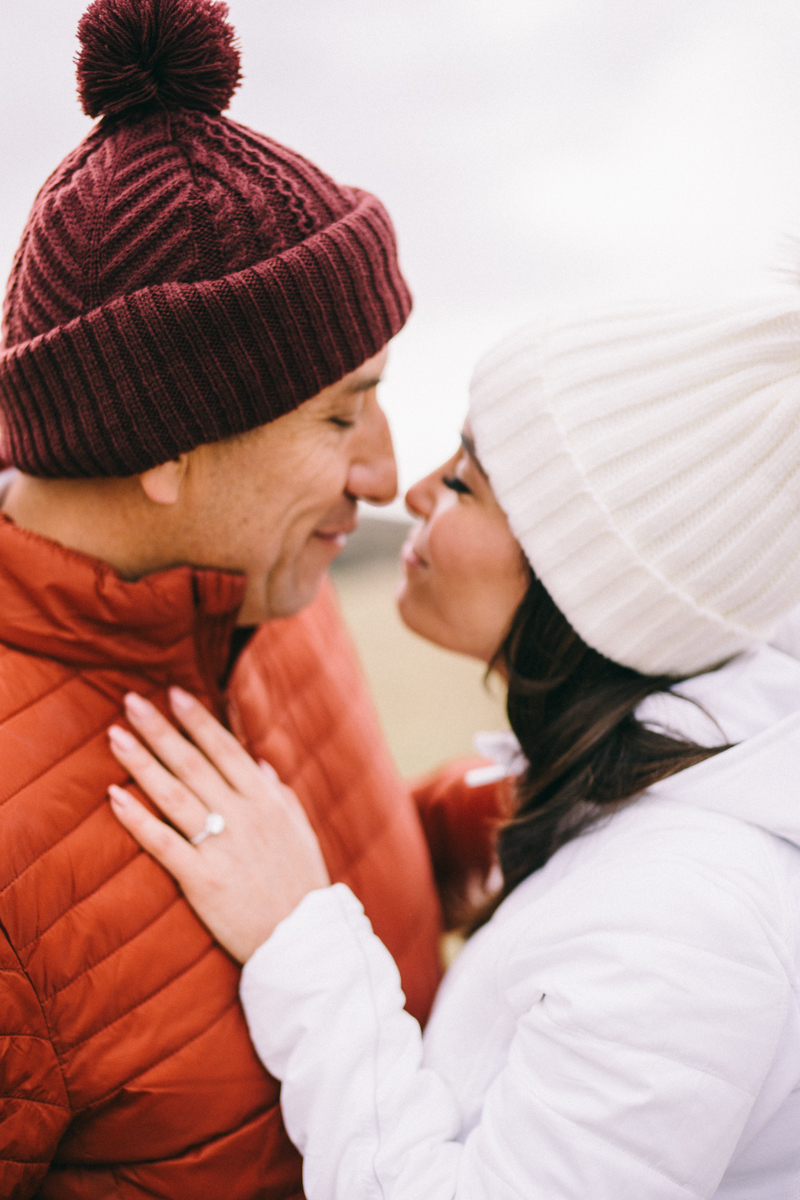 Iceland Proposal Photographer Gullfoss waterfall