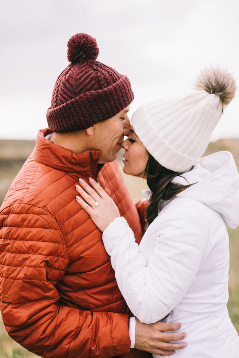 Iceland Proposal Photographer Gullfoss waterfall