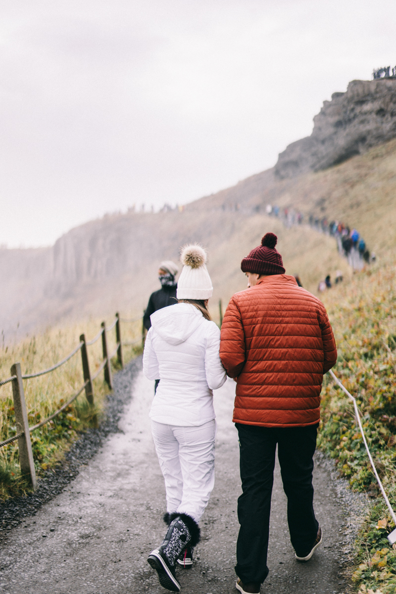 Iceland Proposal Photographer Gullfoss waterfall