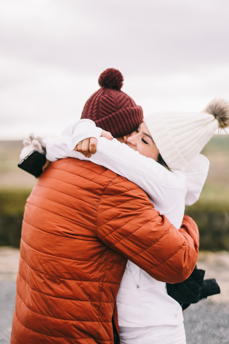 Iceland Proposal Photographer Gullfoss waterfall