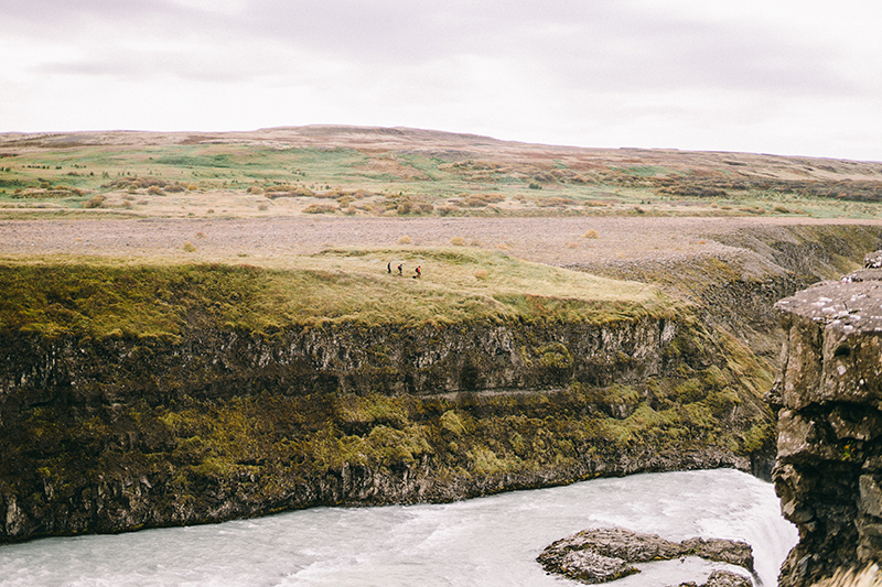 Iceland Proposal Photographer Gullfoss waterfall