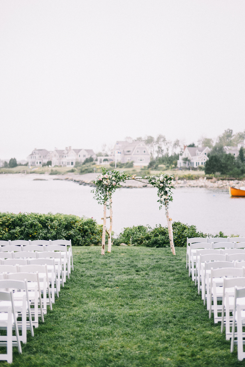 Kennebunkport Wedding with candlelit reception