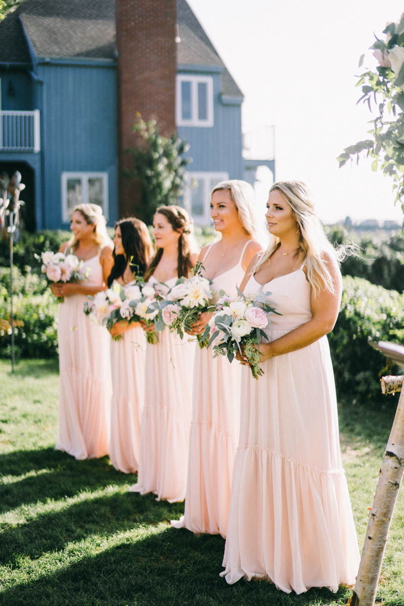 Kennebunkport Wedding with candlelit reception