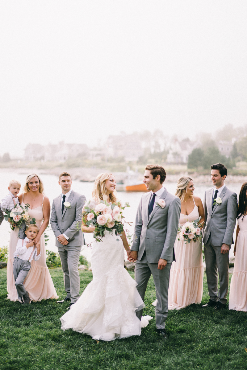 Kennebunkport Wedding with candlelit reception