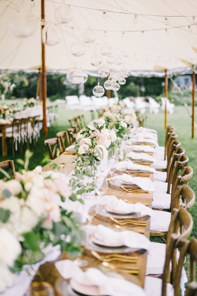 Kennebunkport Wedding with candlelit reception