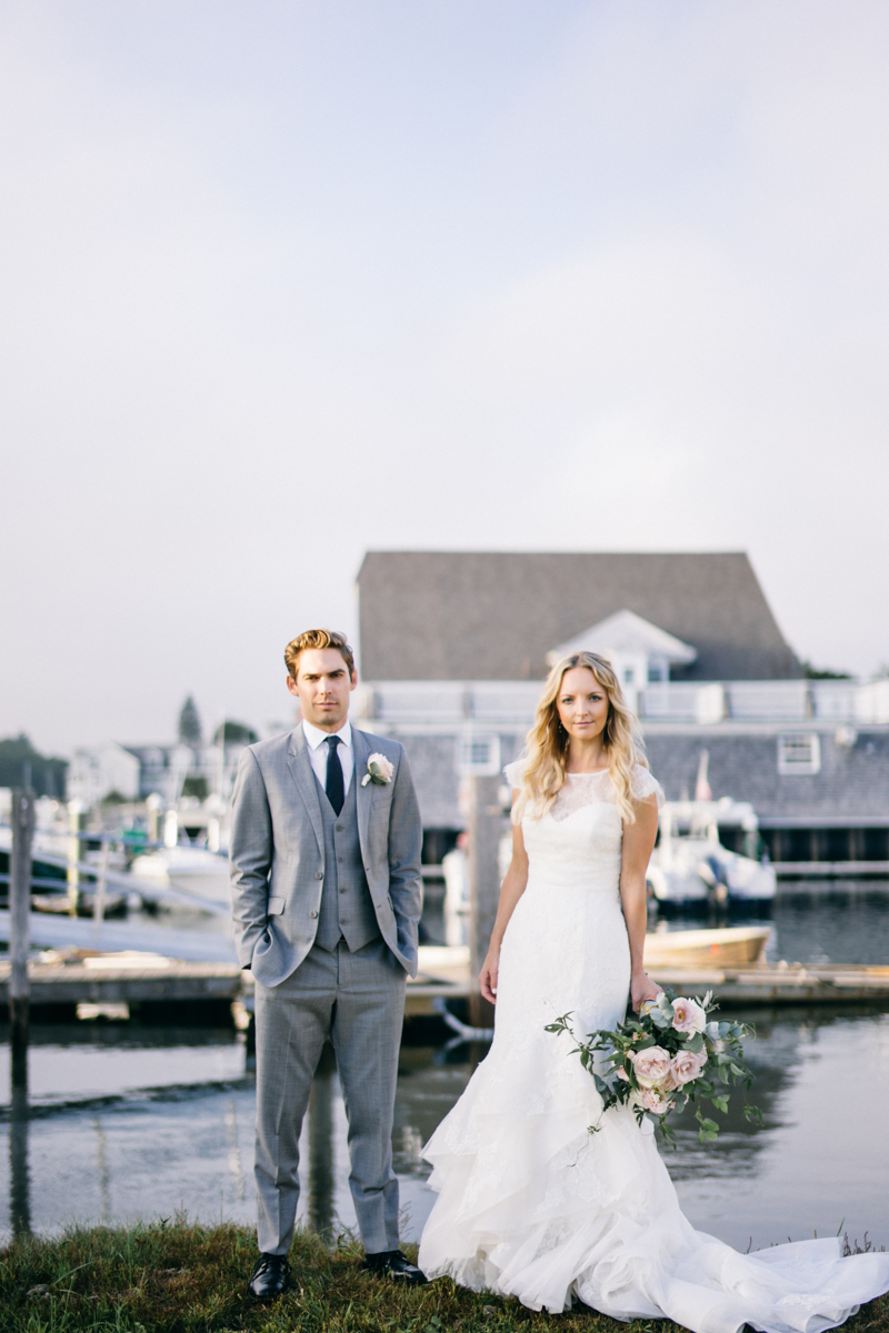 Kennebunkport Wedding with candlelit reception