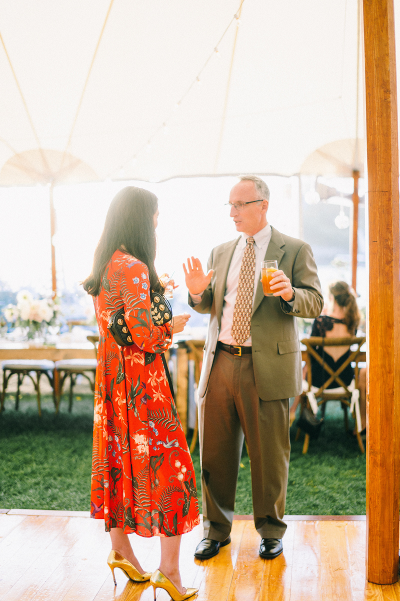 Kennebunkport Wedding with candlelit reception