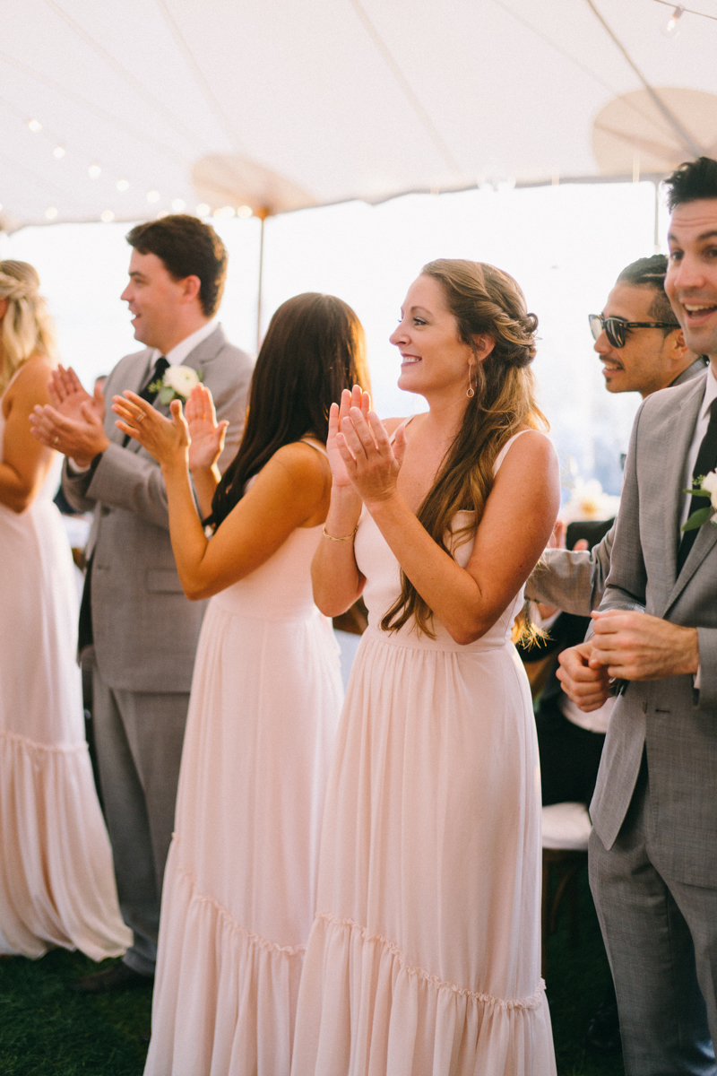 Kennebunkport Wedding with candlelit reception