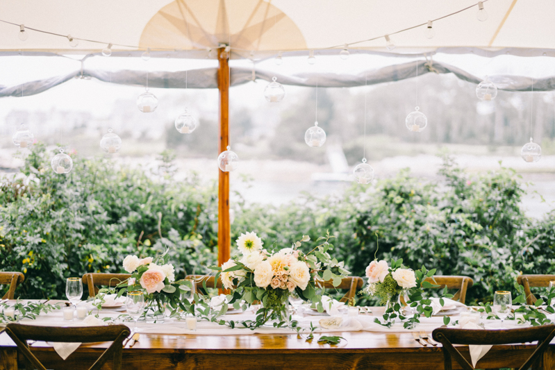 Kennebunkport Wedding with candlelit reception