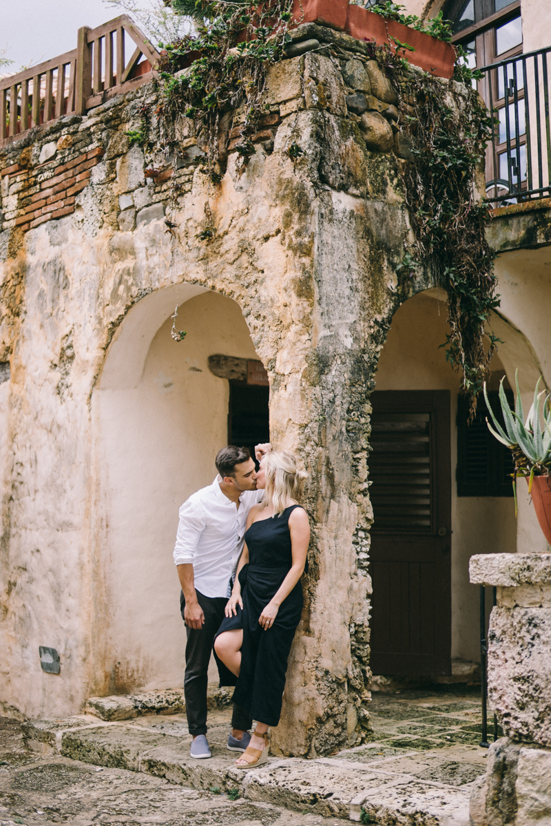 dominican republic engagement photos punta cana altos de chavon fine art engagement session