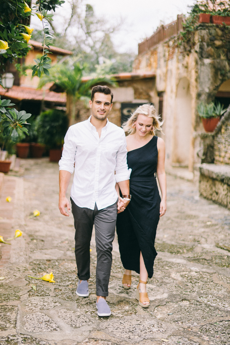 dominican republic engagement photos punta cana altos de chavon fine art engagement session