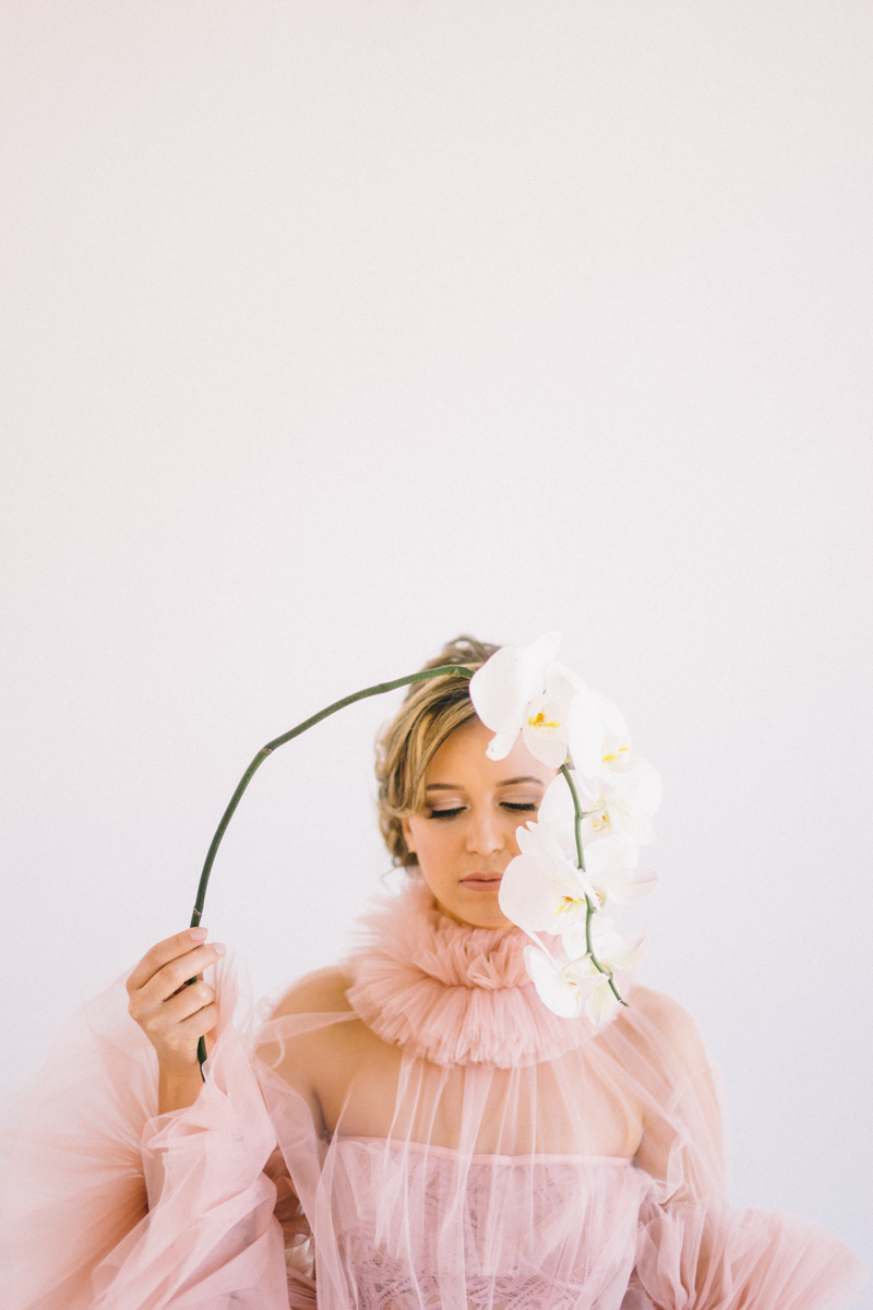 couture wedding fashion blush tulle 