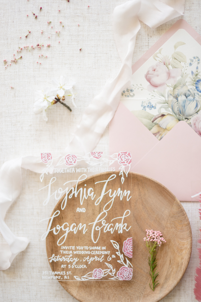 newport feminine pink wedding | newport rhode island