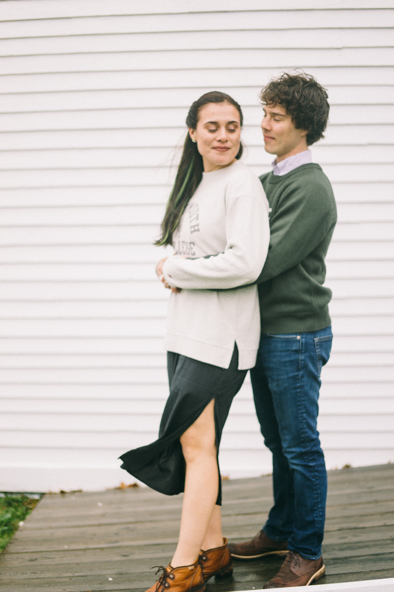 cape elizabeth engagement photos maine