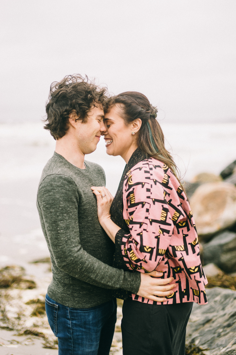 cape elizabeth engagement photos maine