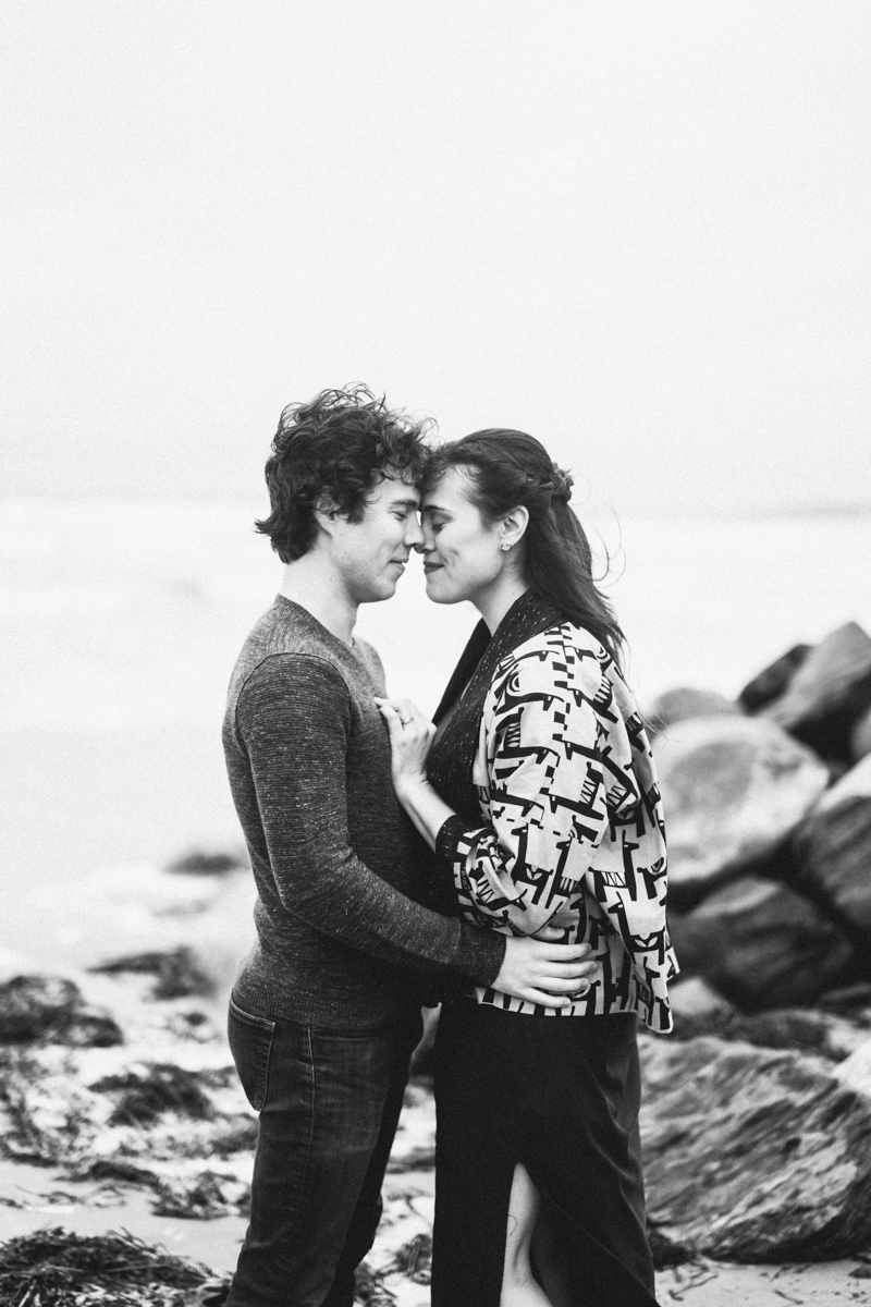 cape elizabeth engagement photos maine