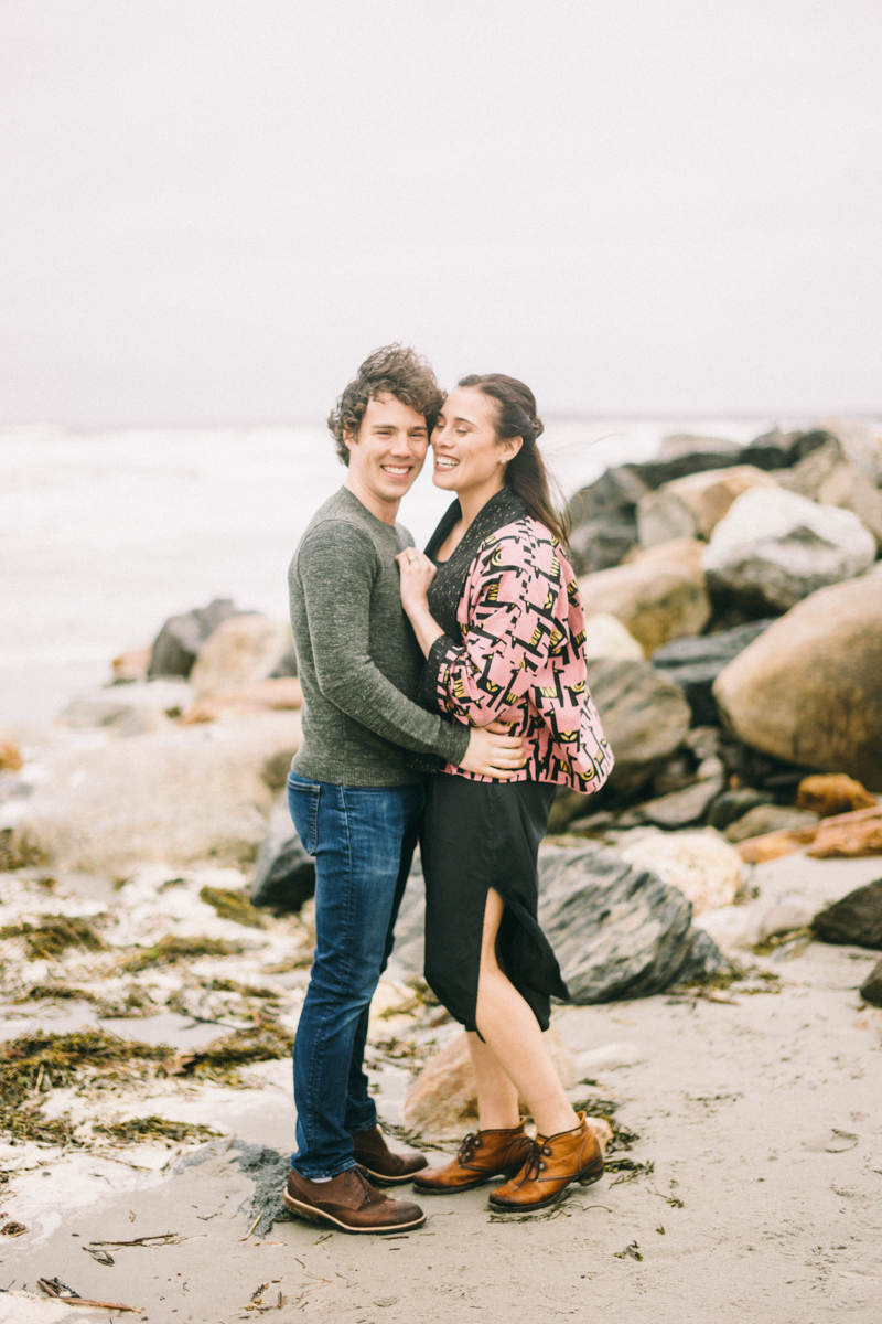 cape elizabeth engagement photos maine