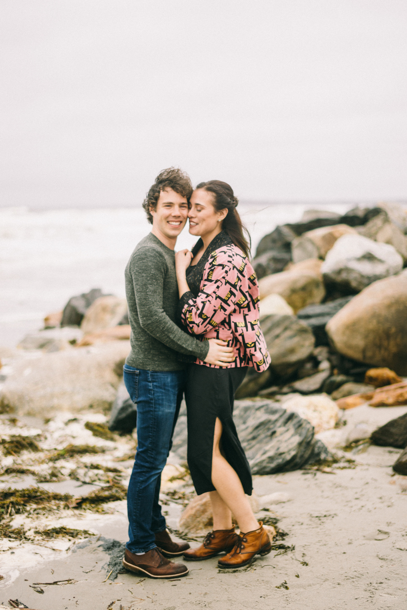 cape elizabeth engagement photos maine